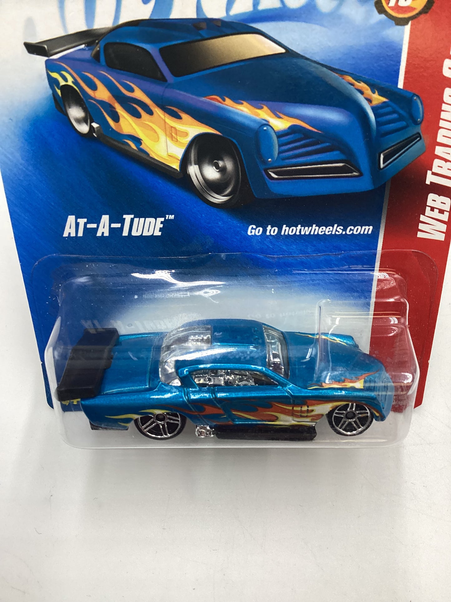 2008 Hot Wheels Web Trading Cars #89 At-A-Tude Blue EE3