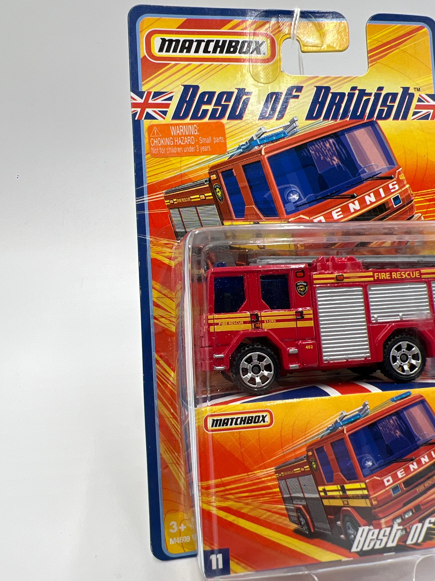 Matchbox Best Of British #11 Dennis Sabre Fire Truck Red 169K