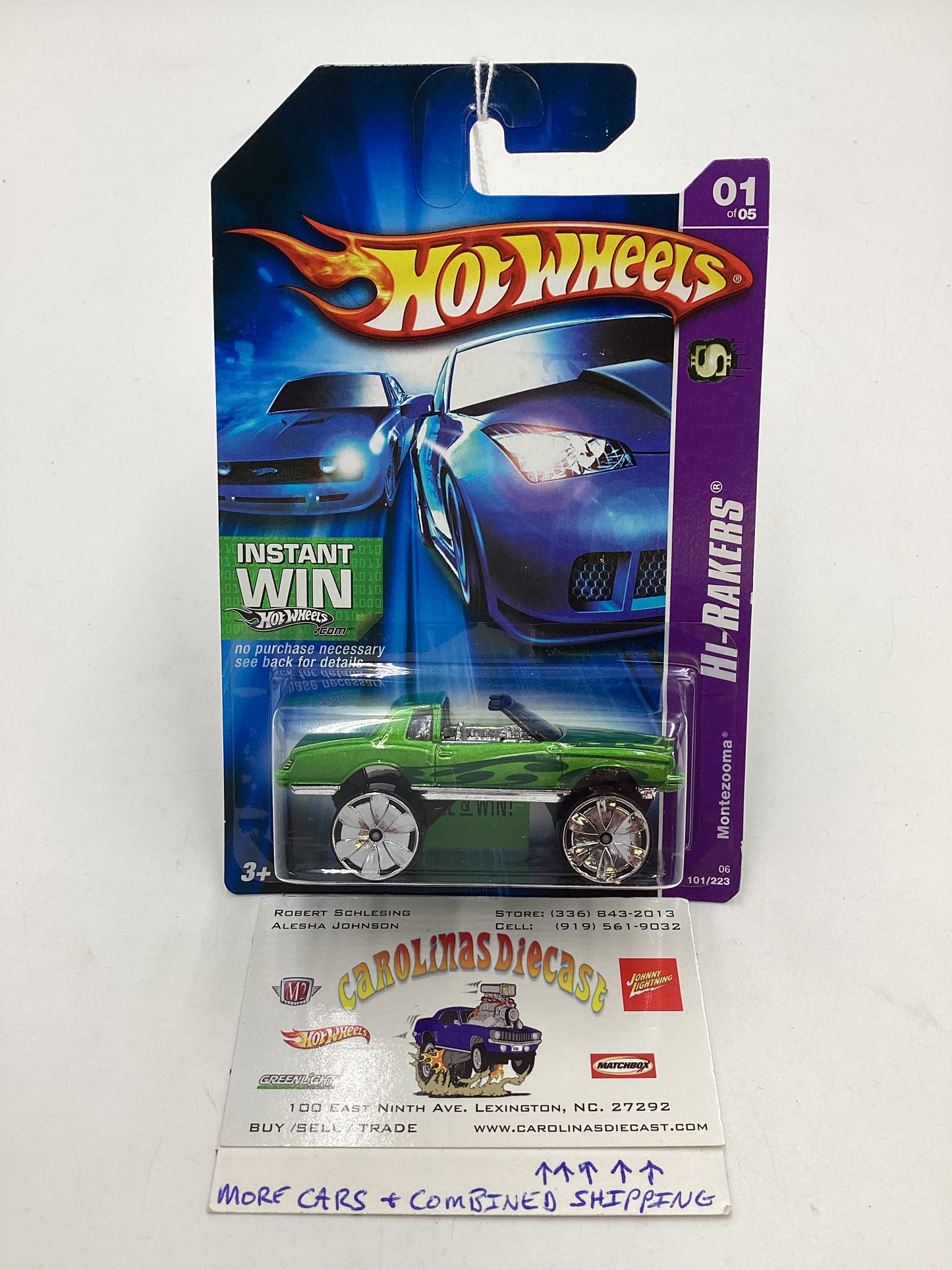 2007 Hot Wheels #101 Hi Rakers Montezooma Green 17H