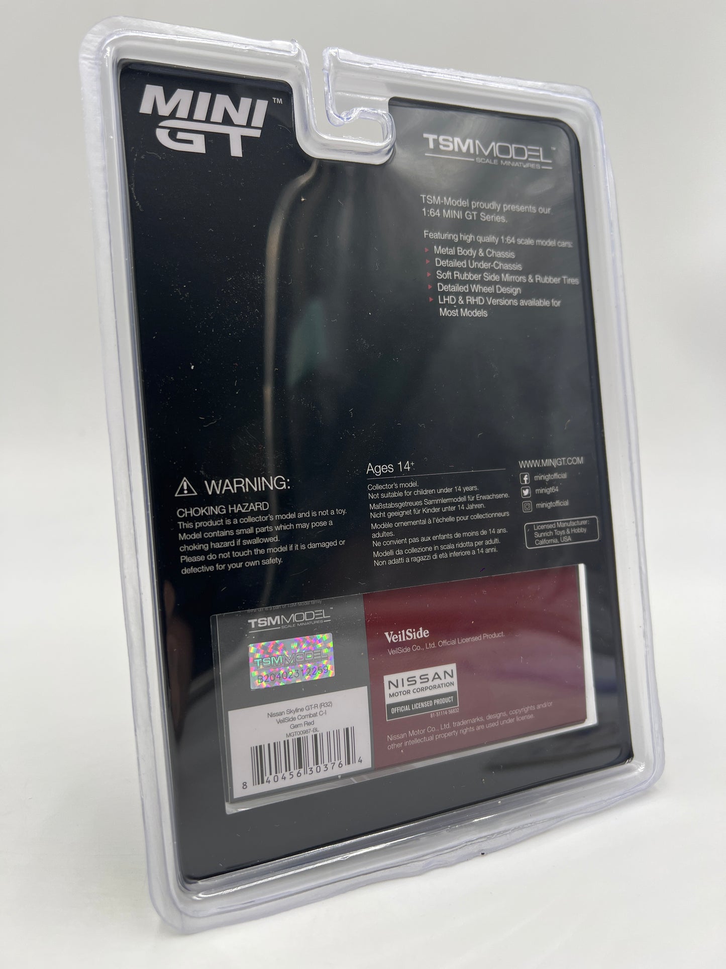 Mini GT #987 Nissan Skyline GT-R R32 VeilSide Combat C-I Red