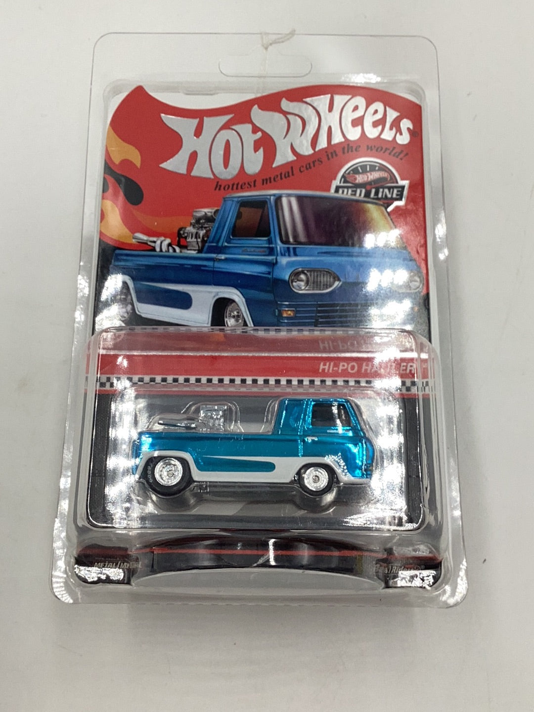 hot wheels redline club RLC Hi-Po Hauler blue real riders 23889/30000 with protector