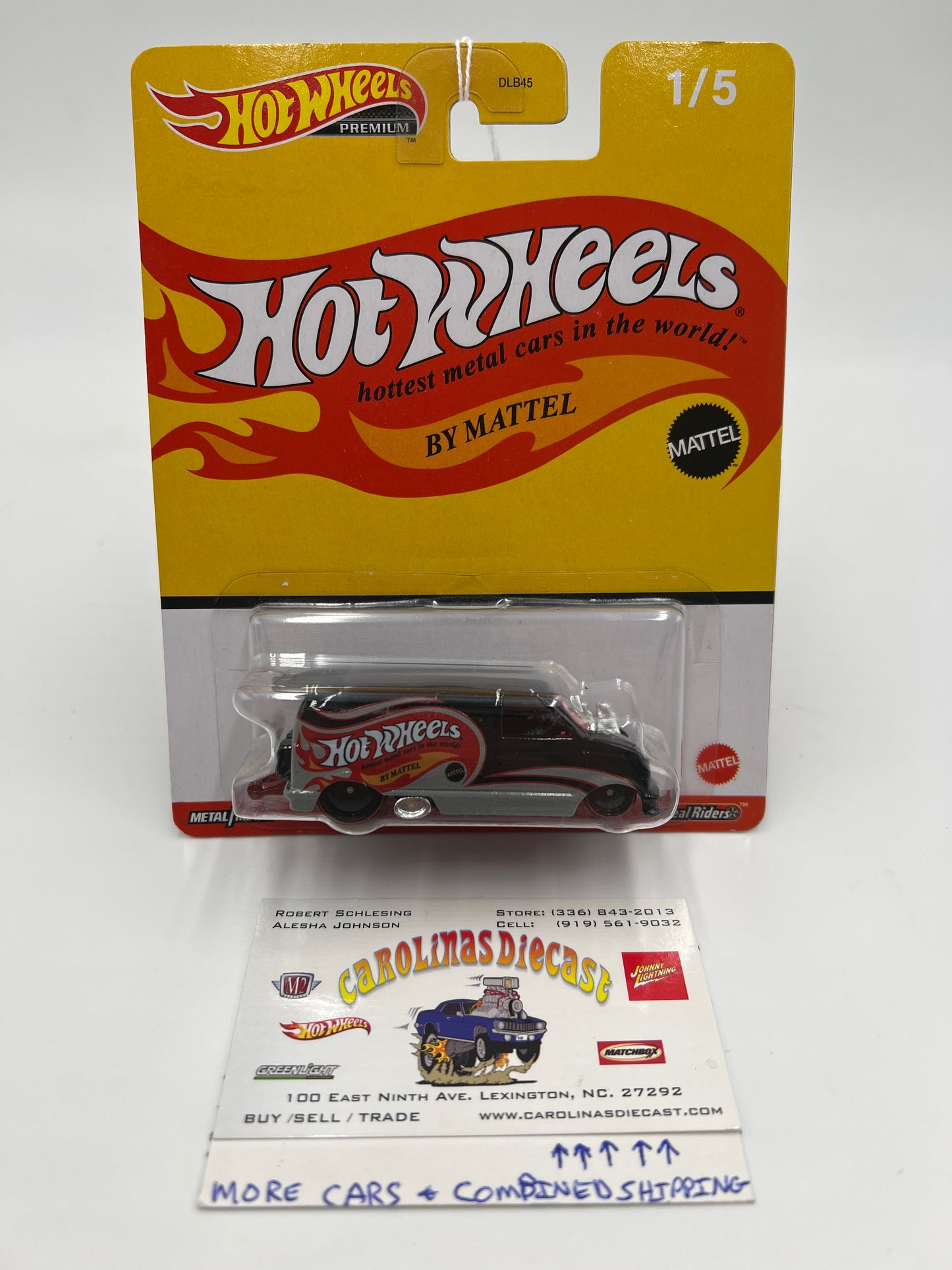2022 Hot Wheels Pop Culture Mattel Brands #1 1985 Chevy Asto Van Black 244P