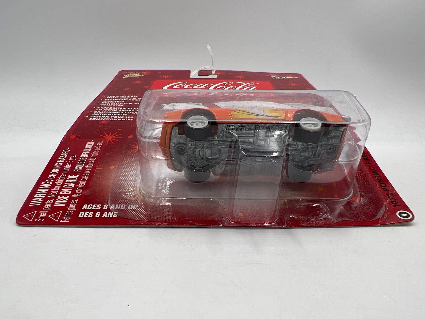 Johnny Lightning White Lightning Chase Coca Cola #4 1972 Pontiac Firebird Orange