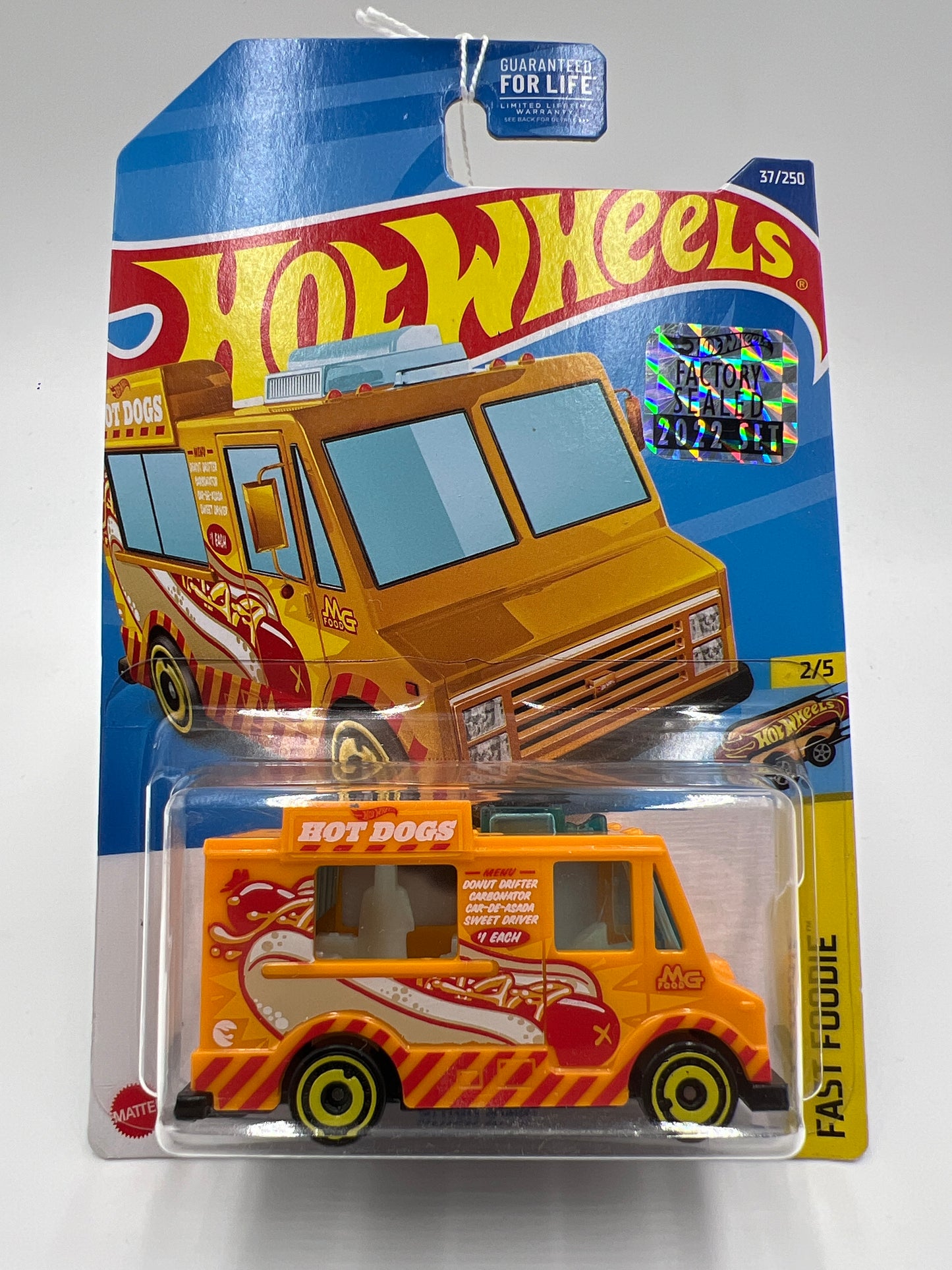 2022 Hot Wheels Treasure Hunt #37 Quick Bite Orange Factory Sealed 276C