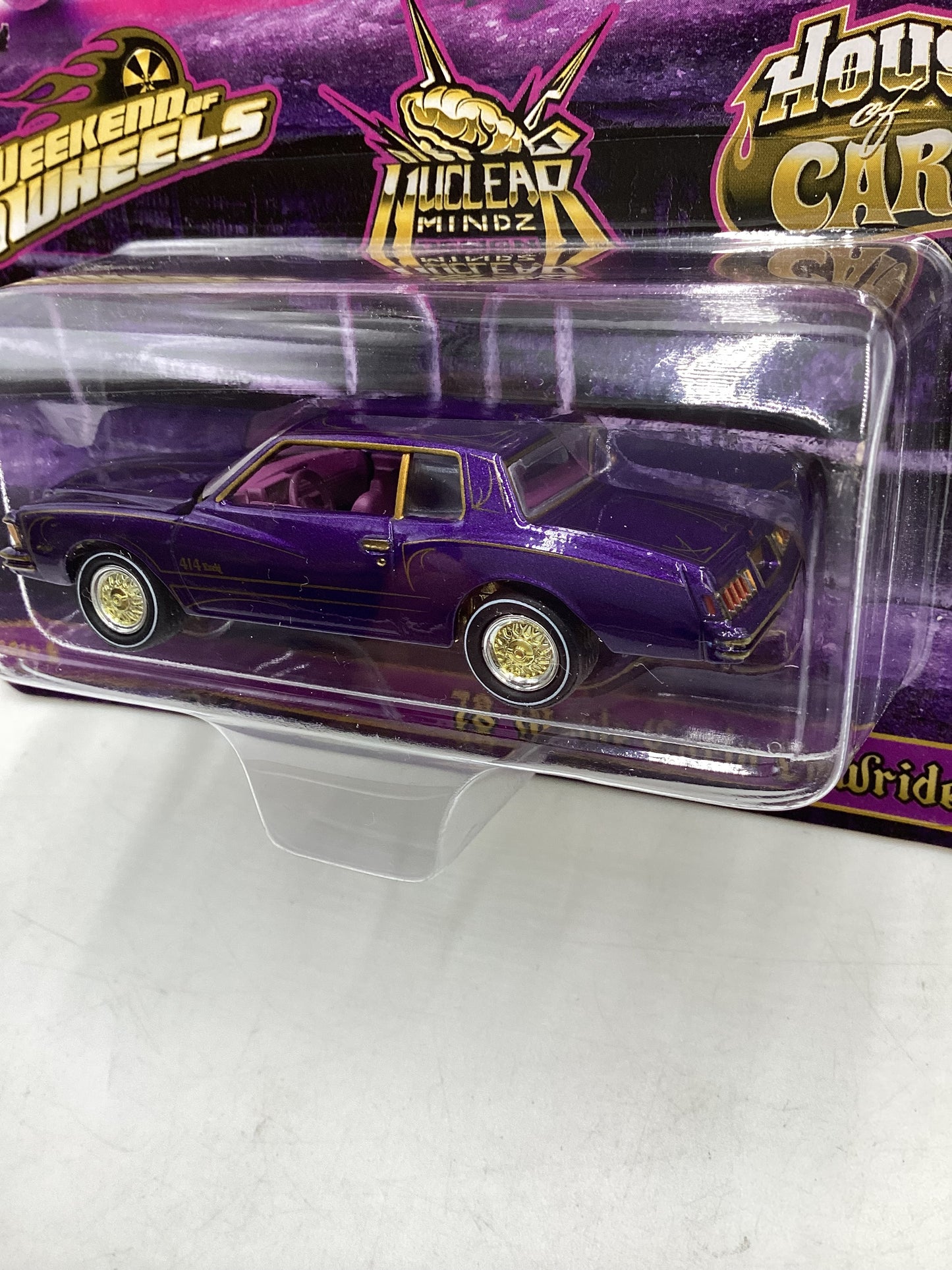 Johnny lightning x HOC Weekend of wheels Exclusive 78 Chevy Monte Carlo Lowrider Purple 231A