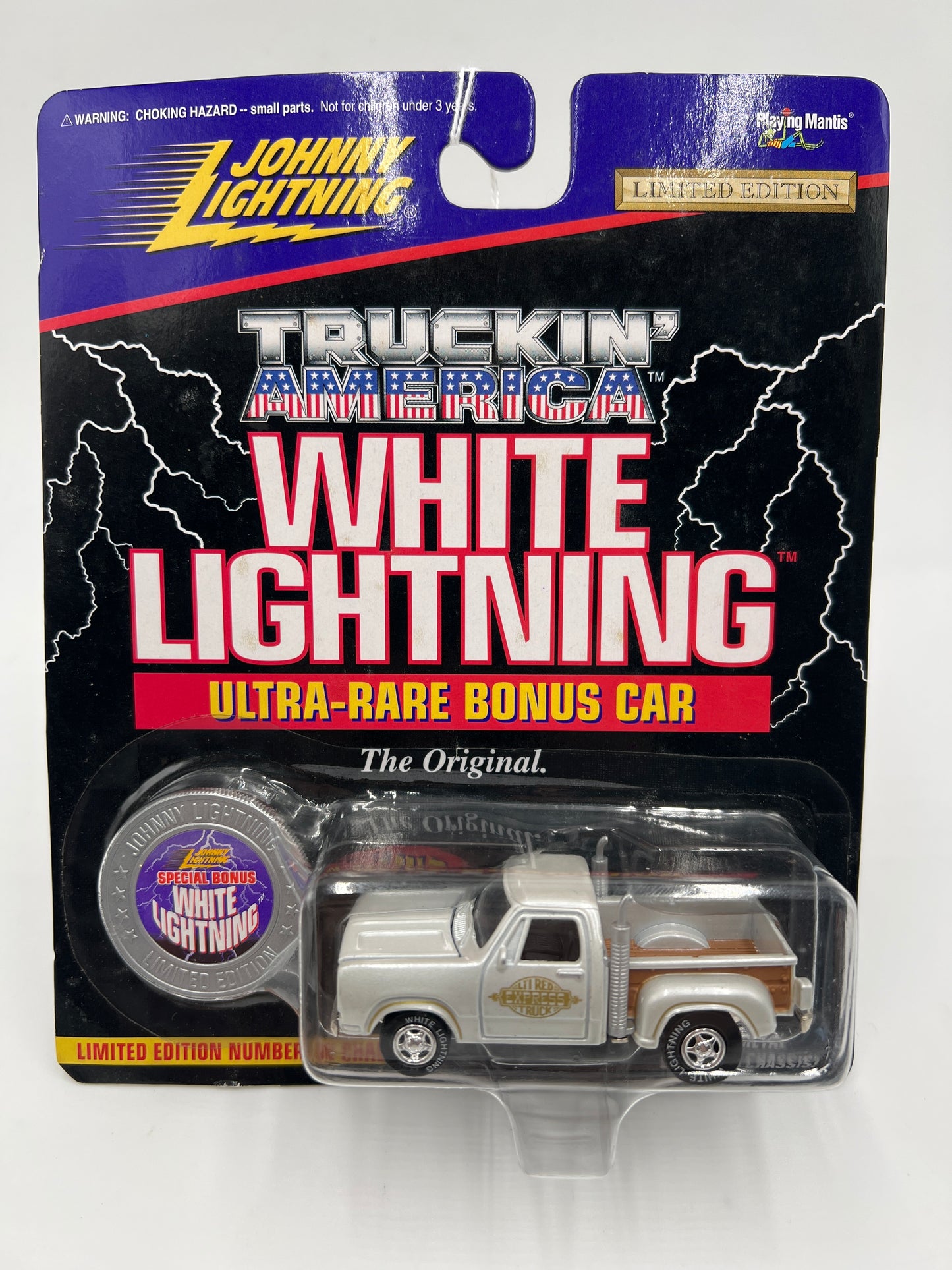 Johnny Lightning White Lightning Chase Truckin America #142 1978 Dodge Lil Red Express Truck White
