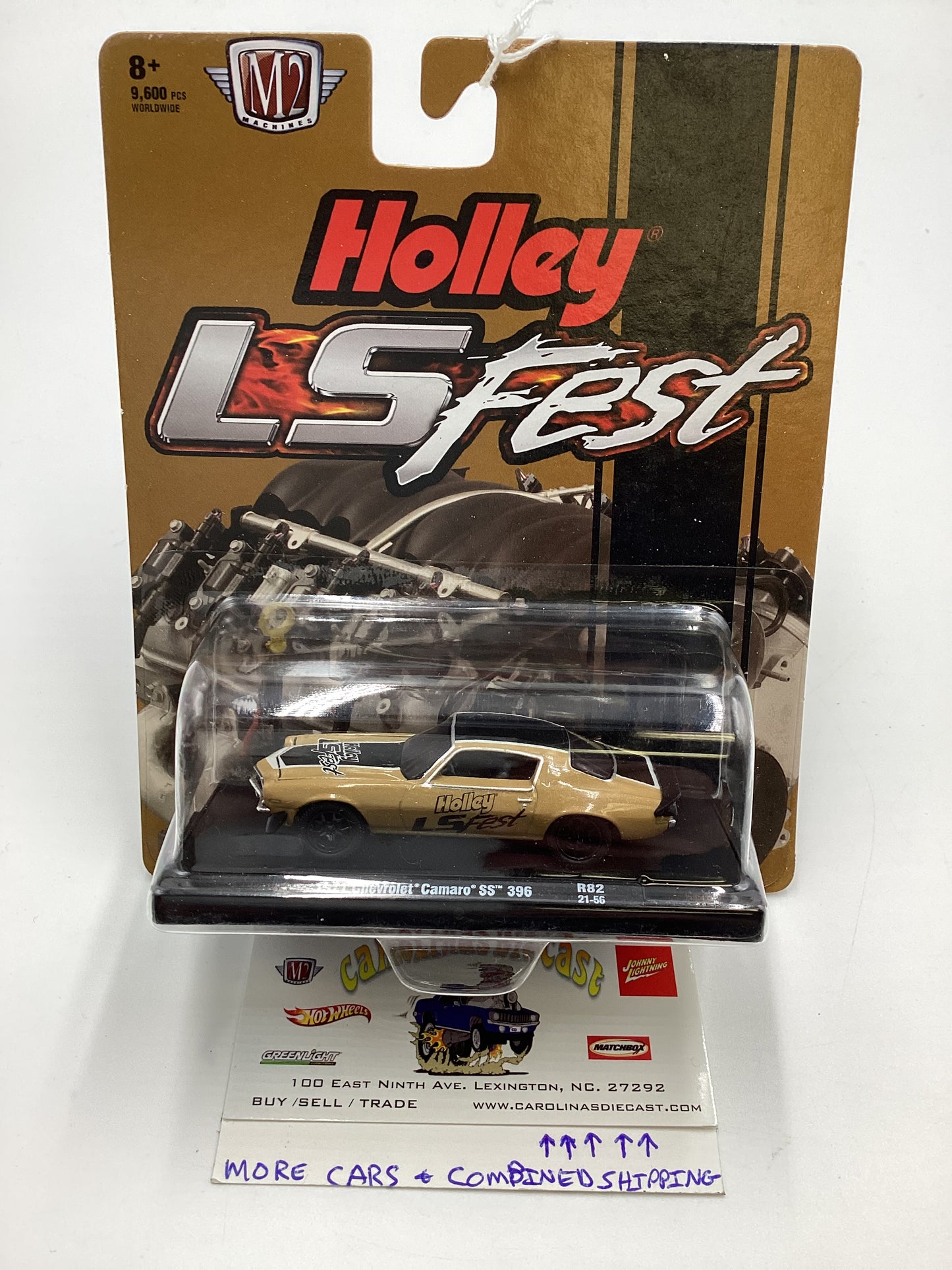 M2 Machines Auto Driver Holley LS Fest 1971 Chevrolet Camaro SS 396 Brown R82 192i