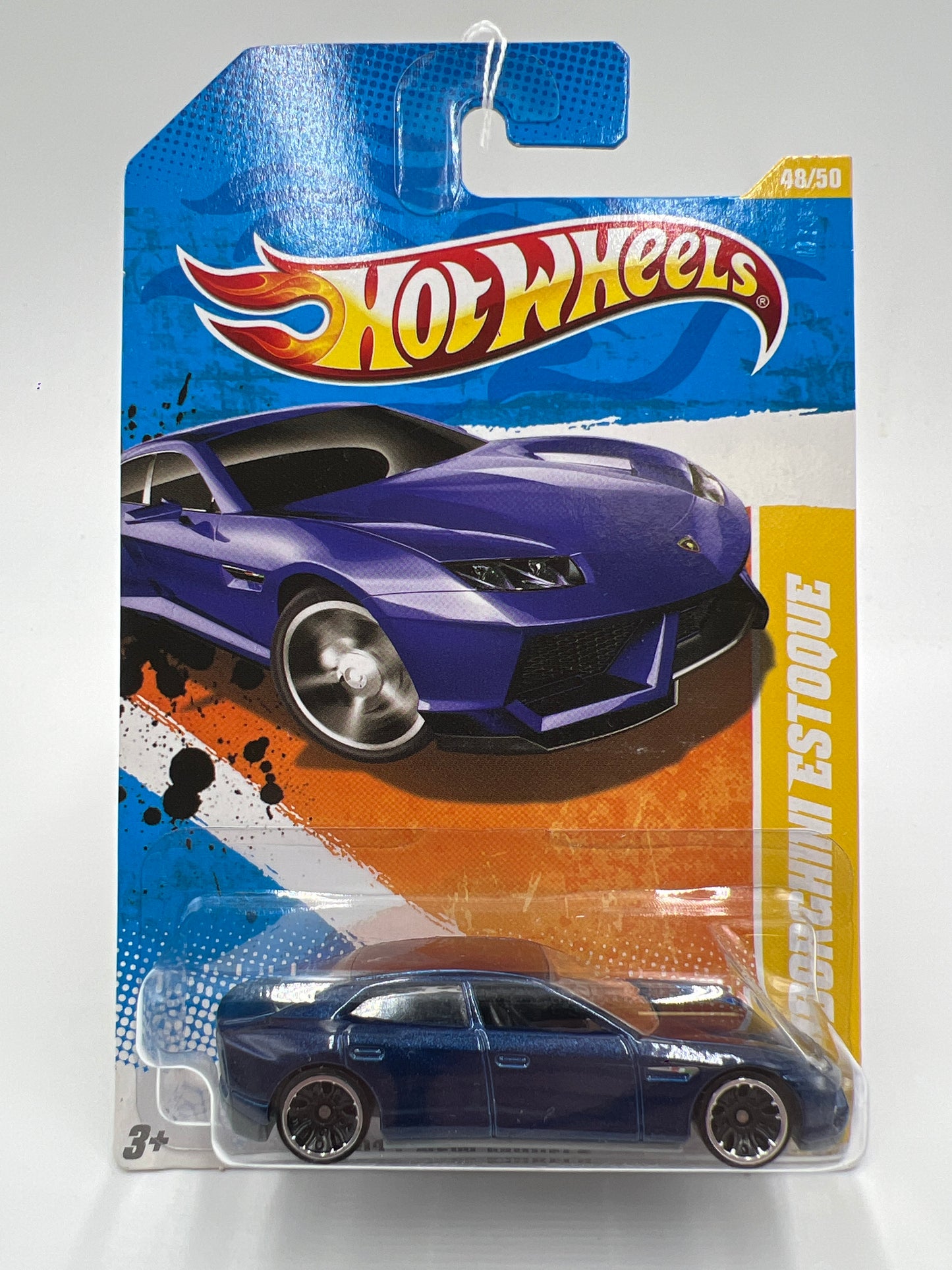 2011 Hot Wheels New Models #48 Lamborghini Estoque Blue 101A