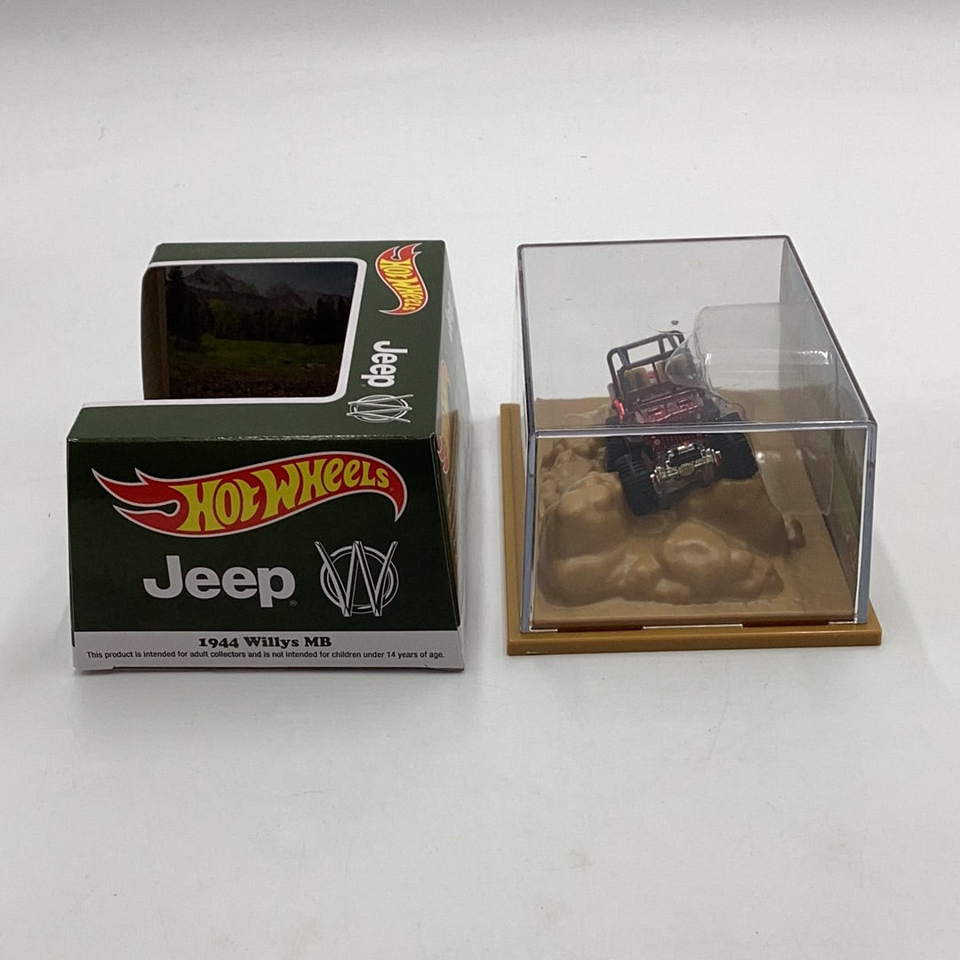 2022 Hot Wheels RLC 1944 Willys MB Jeep Red 10898/25000