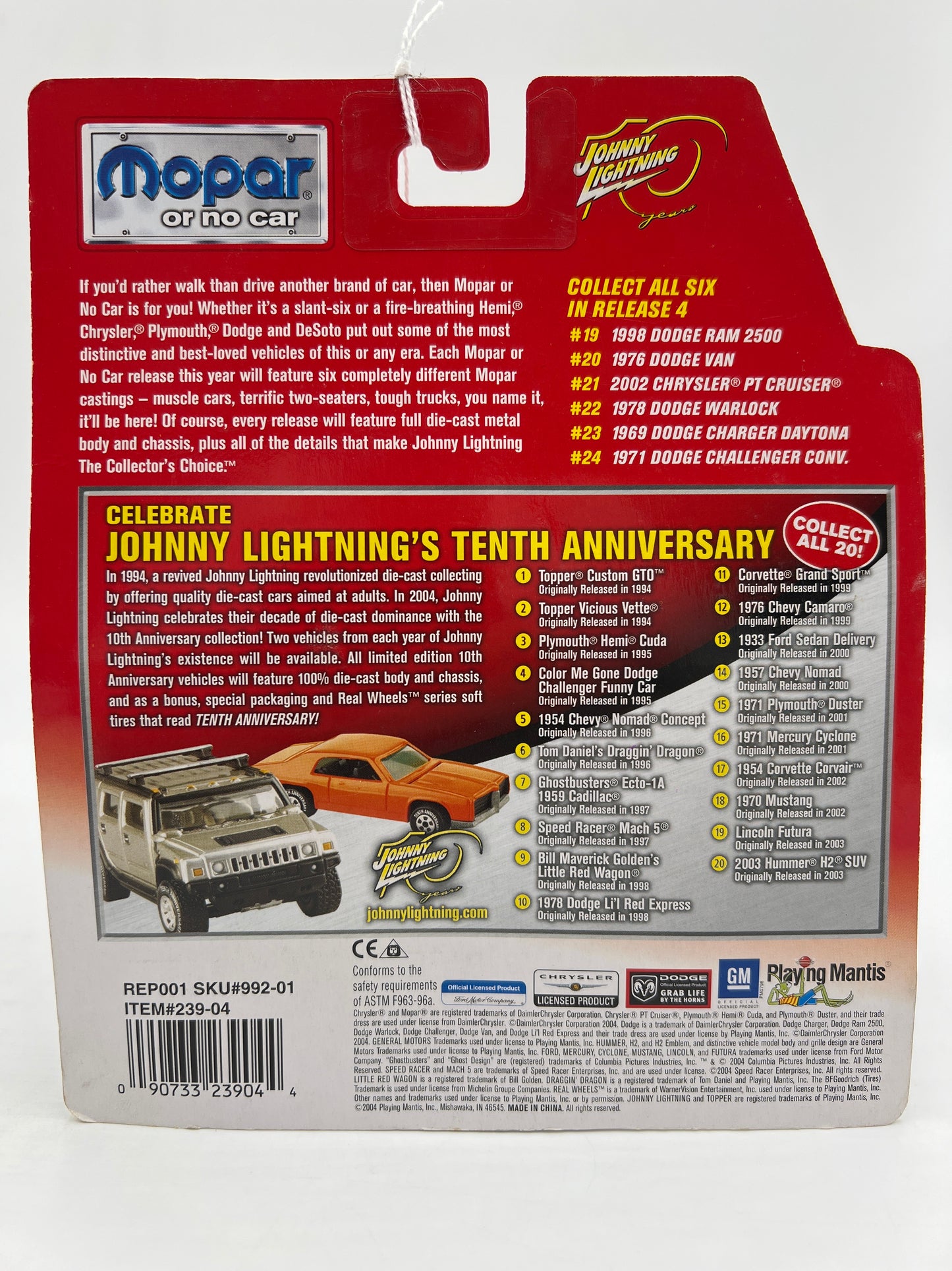Johnny Lightning Mopar Or No Car #19 1998 Dodge Ram 2500 Blue