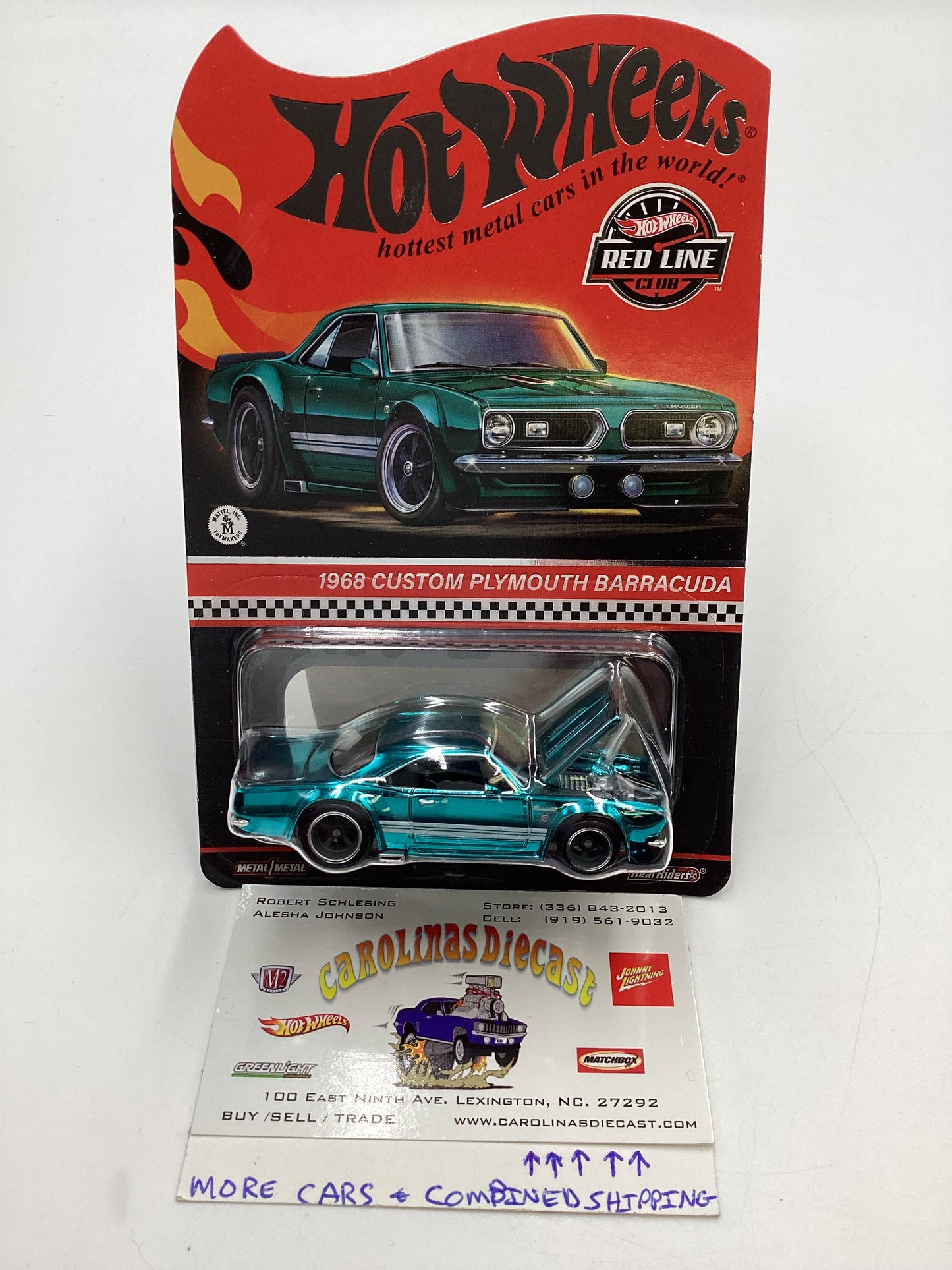 2024 Hot Wheels RLC 1968 Custom Plymouth Barracuda with protector