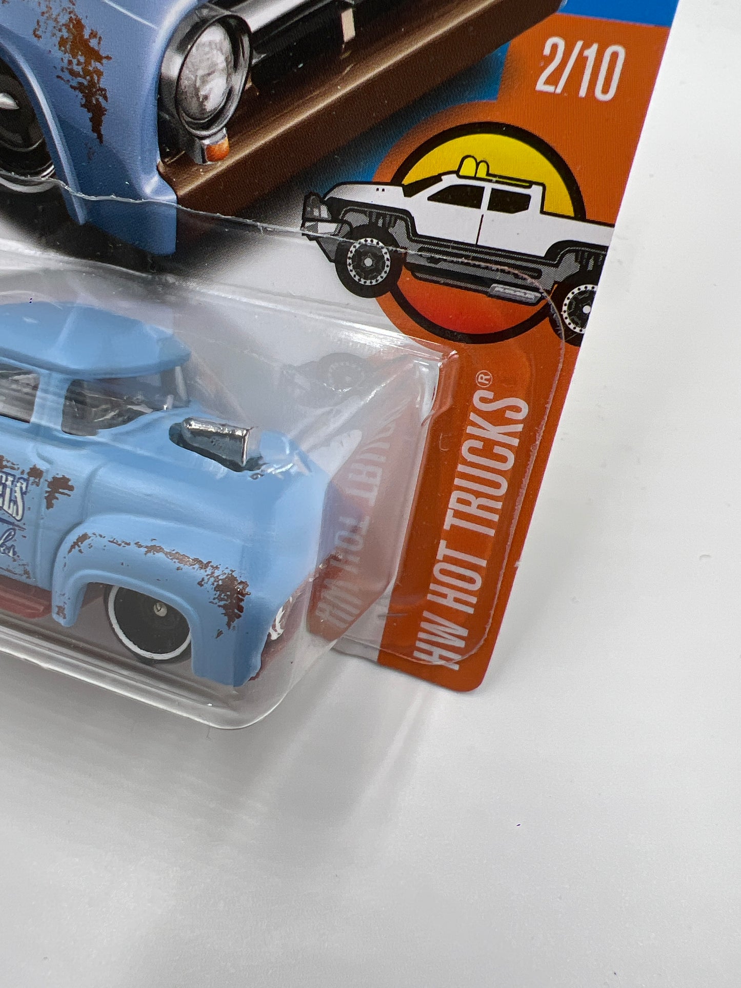 2017 Hot Wheels Kmart Exclusive HW Hot Trucks Custom 56 Ford Truck Light Blue 239F