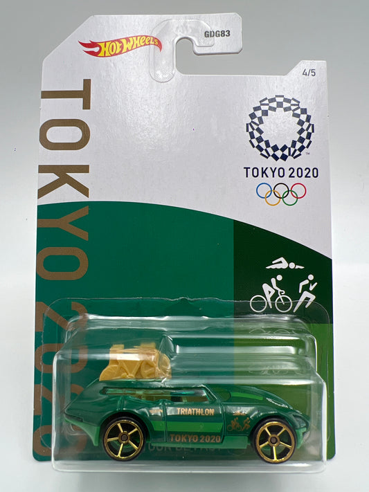 Hot Wheels Olympic Games Tokyo 2020 Series #4 Tour De Fast Green 167J
