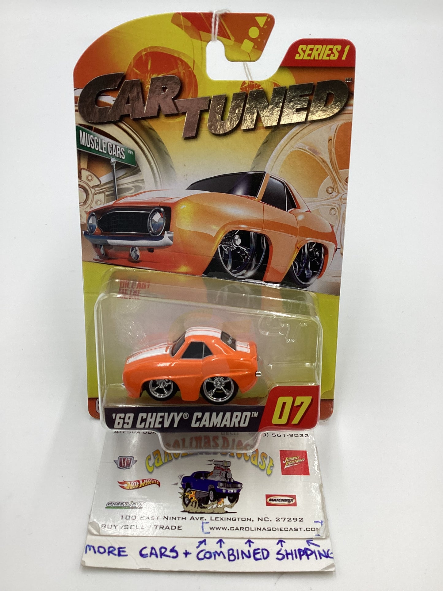 2024 Car Tuned Series 1 07 69 Chevy Camaro Orange Walgreens Exclusive