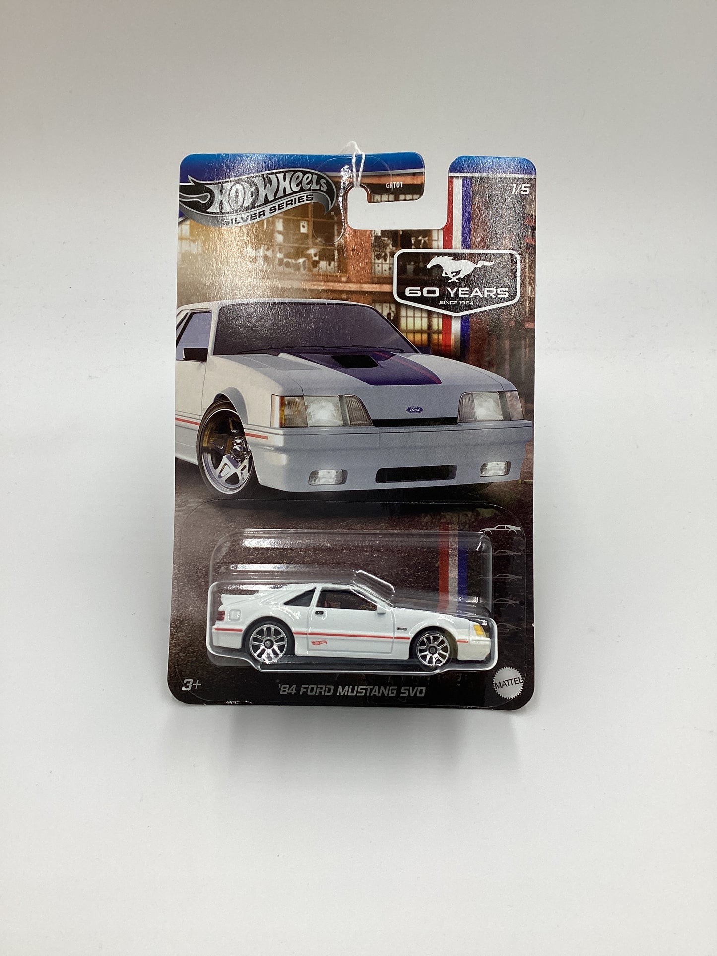 2024 Hot Wheels Silver Series 60 Years Full Set Mustang SVO/Boss 302/Mach 1/RTR/Fastback