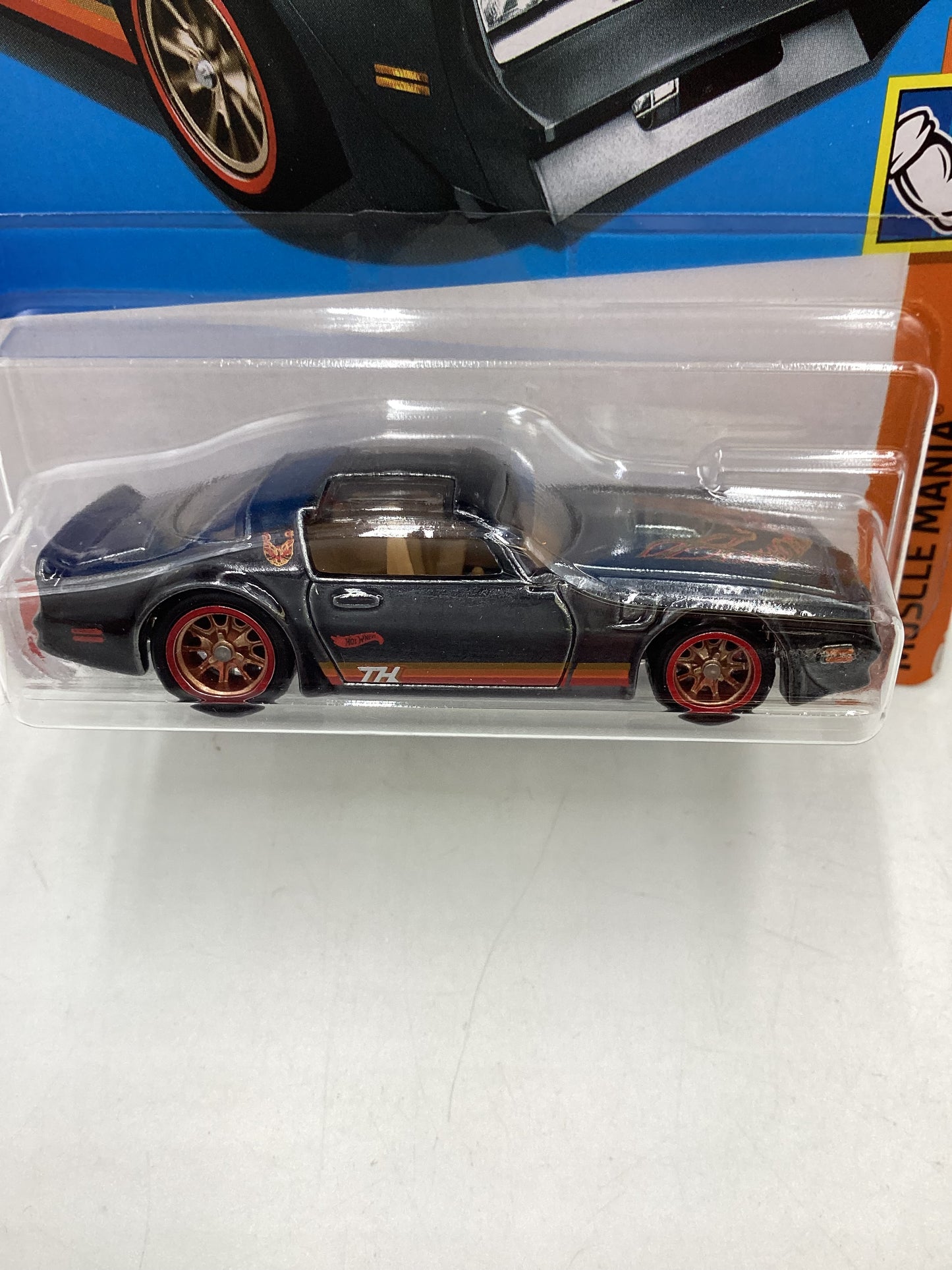 2024 Hot Wheels Super Treasure Hunt #206 77 Pontiac Firebird T/A Black with protector