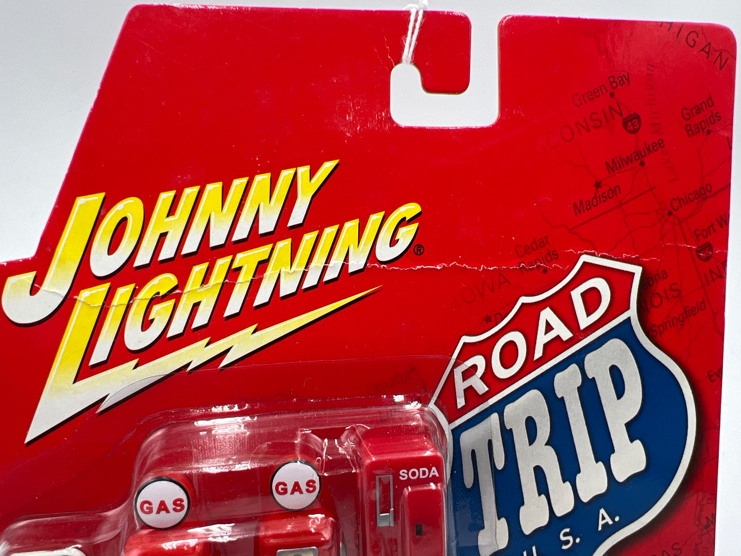 Johnny Lightning Road Trip USA #3 1997 Chevy Tahoe Red Card Not Perfect