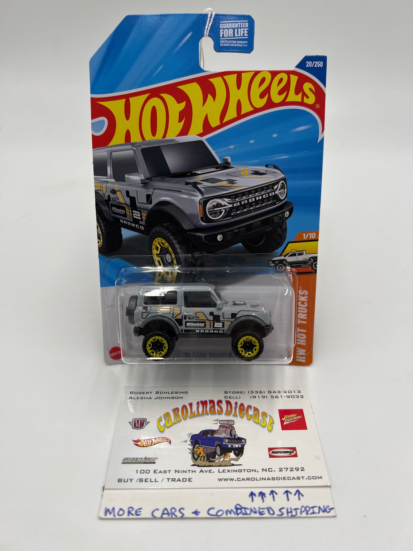 2025 Hot Wheels B Case #20 21 Ford Bronco Gray