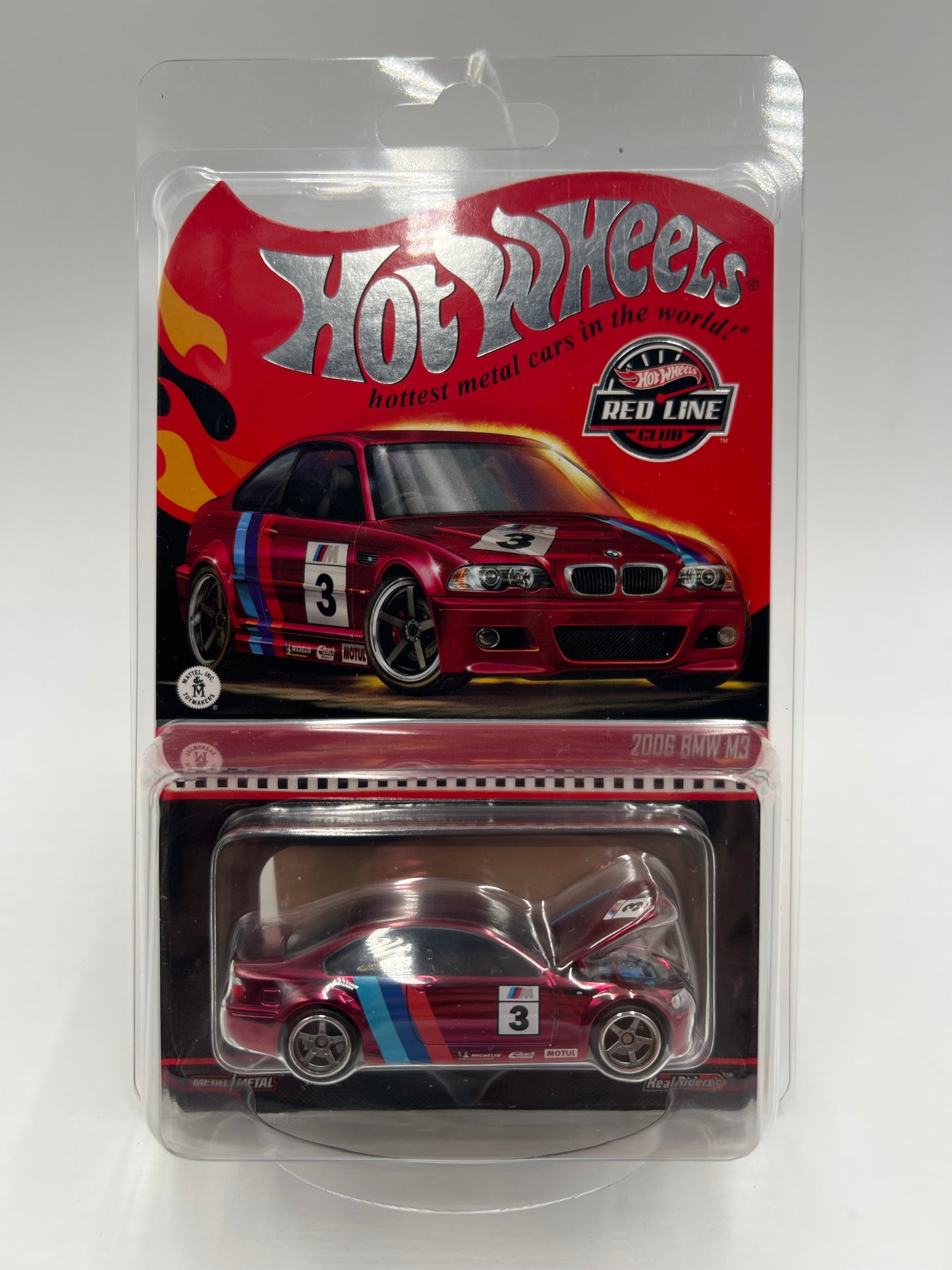 2025 Hot Wheels RLC Exclusive 2006 BMW M3 Red W/Protector