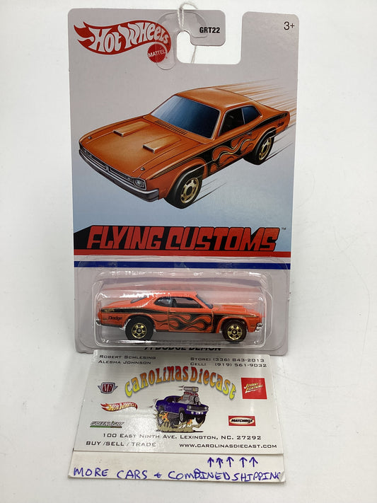 Hot Wheels Target Exclusive Flying Customs 71 Dodge Demon Orange 155D