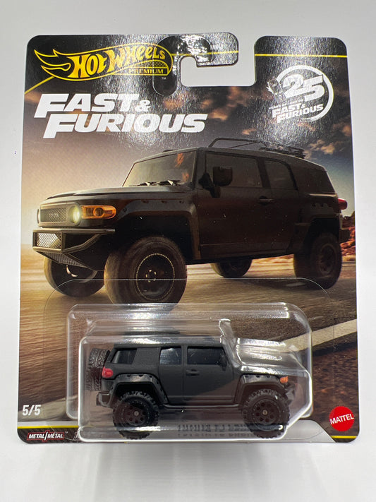 2026 Hot Wheels Premium Fast & Furious 25th Anniversary #5 Toyota FJ Cruiser Matte Black 250H