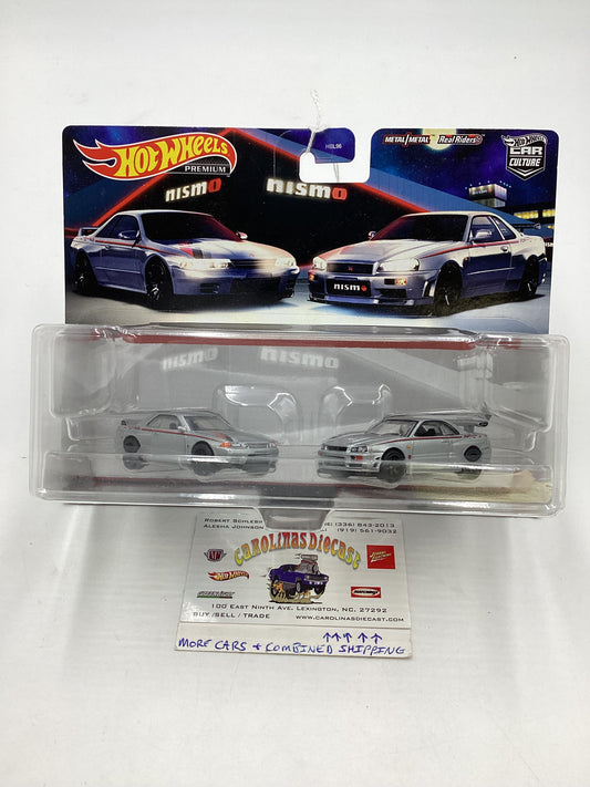 Hot wheels Nismo 2 pack Nissan Skyline GT-R (BNR32) Nissan Skyline GT-R (BNR34) 281C