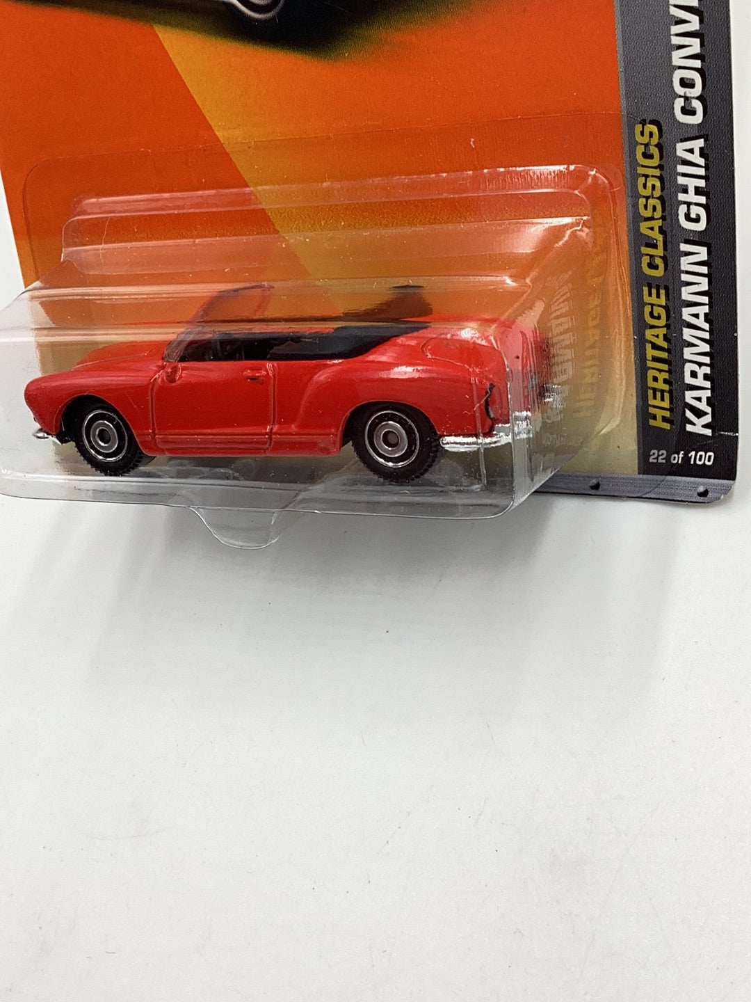 Matchbox 2011 #22 Karmann Ghia Convertible red 210B