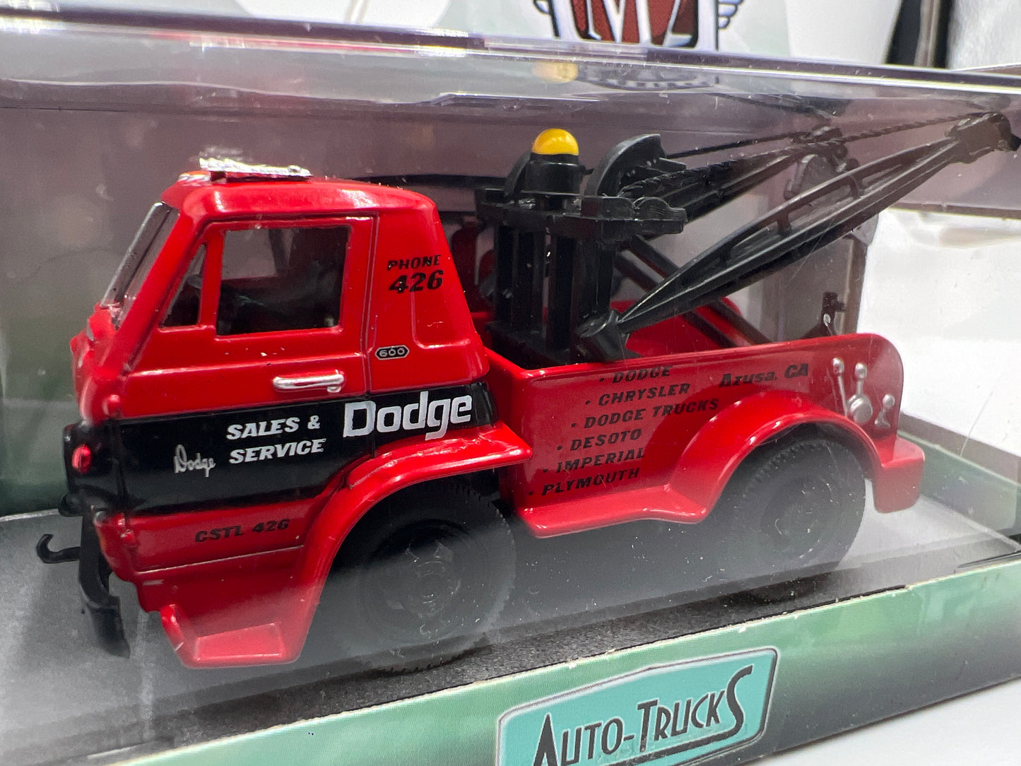 M2 Machines Auto-Trucks 1966 Dodge L600 Tow Truck Red R52