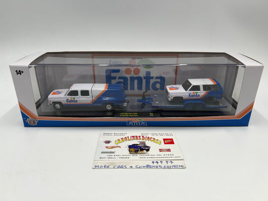 M2 Machines Auto Haulers Fanta 1973 GMC Sierra 3500 & 1973 GMC Jimmy Sierra S02