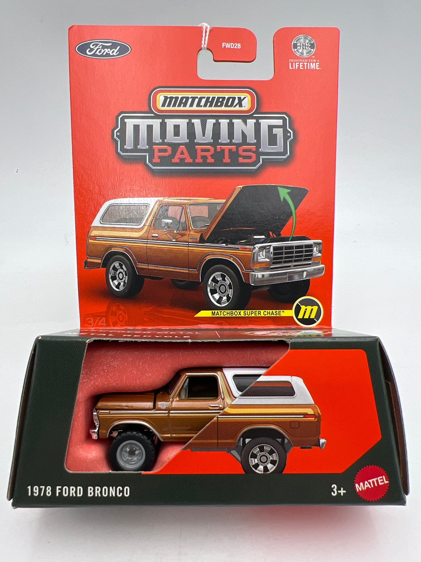 2026 Matchbox Moving Parts SUPER CHASE #3 1978 Ford Bronco Orange