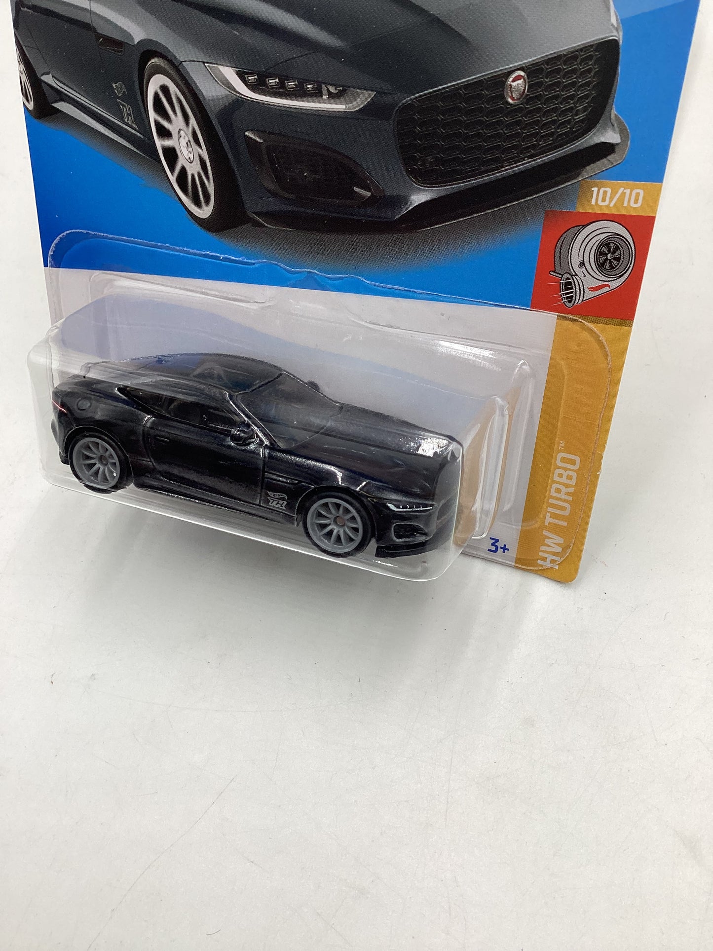 2022 Hot wheels Super treasure hunt #158 2020 Jaguar F-Type *Bad Card* w/protector