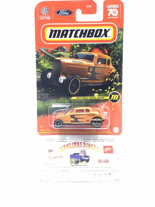 2022 matchbox Super Chase 1932 Ford Coupe Model B with protector