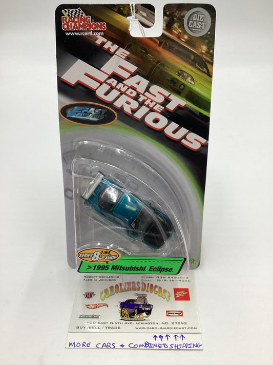 Racing Champions The Fast and Furious Series 8 1995 Mitsubishi Eclipse Teal