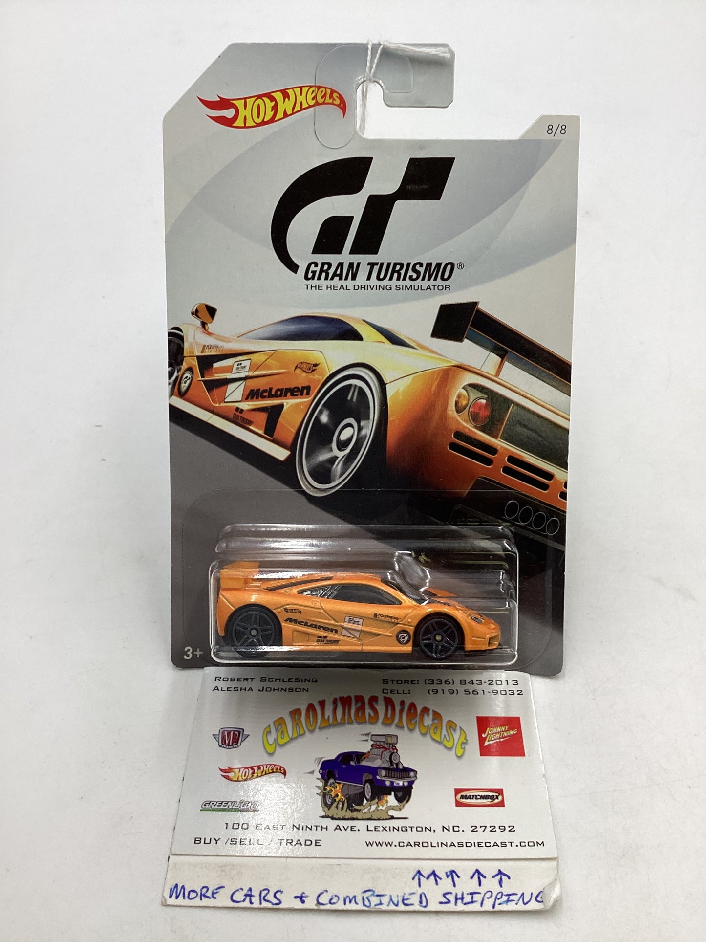 Hot wheels Gran Turismo 8/8 McLaren F1 GTR 154H