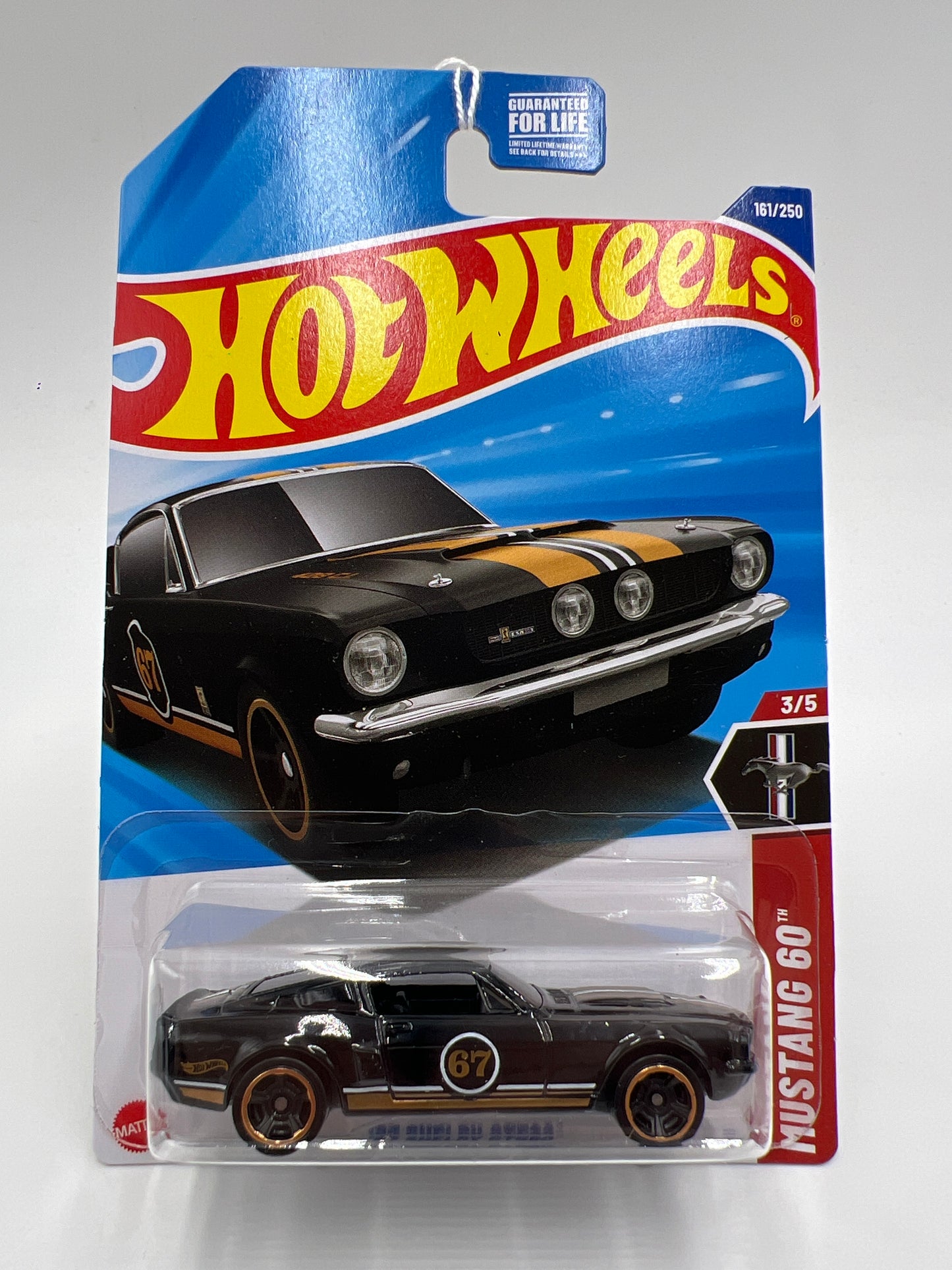 2025 Hot Wheels P Case Mustang 60th #161 67 Shelby GT500 Black 27D