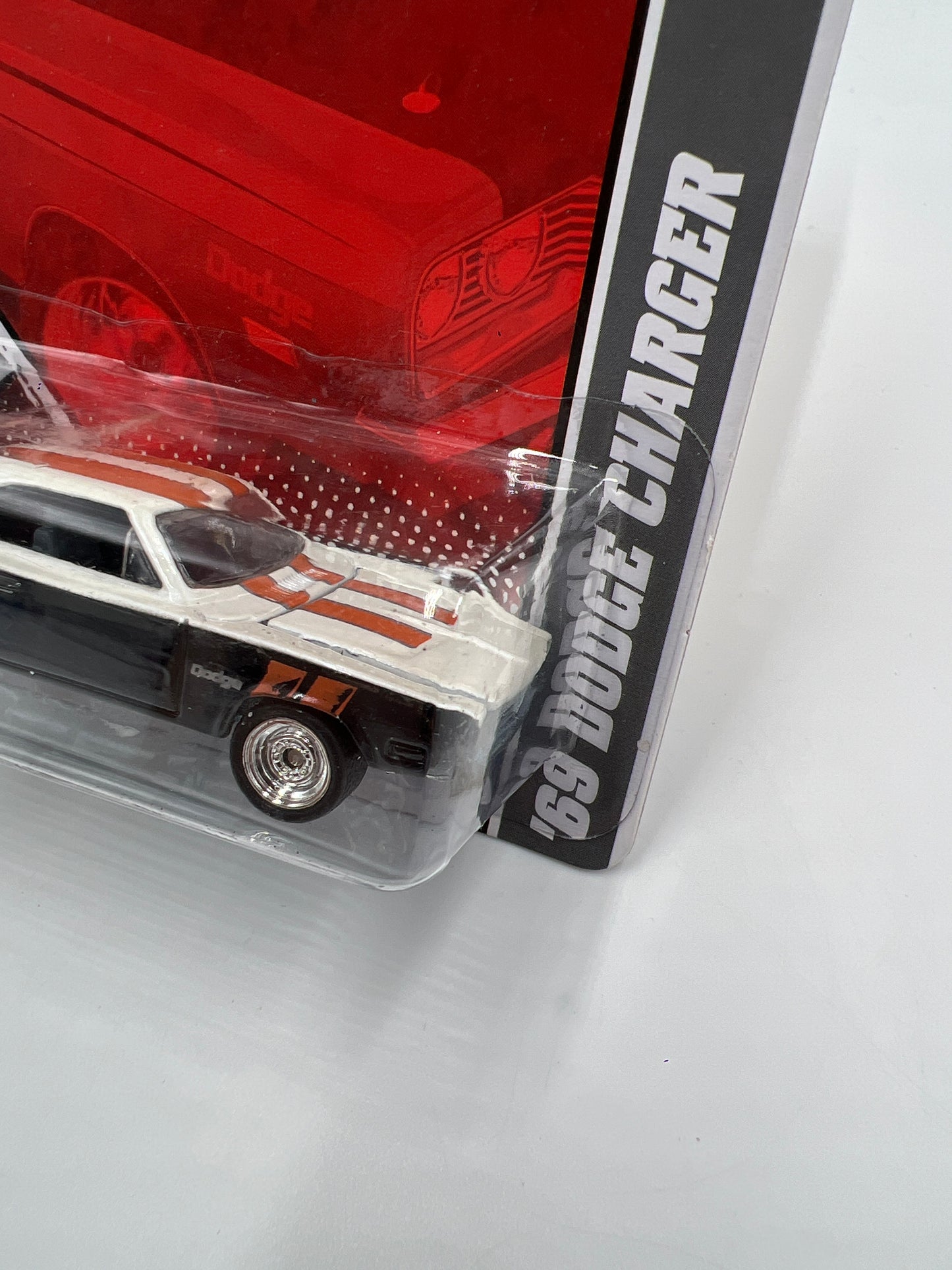 Hot Wheels Premium Garage Mopar Series #7 69 Dodge Charger Black/White Blister Not Perfect