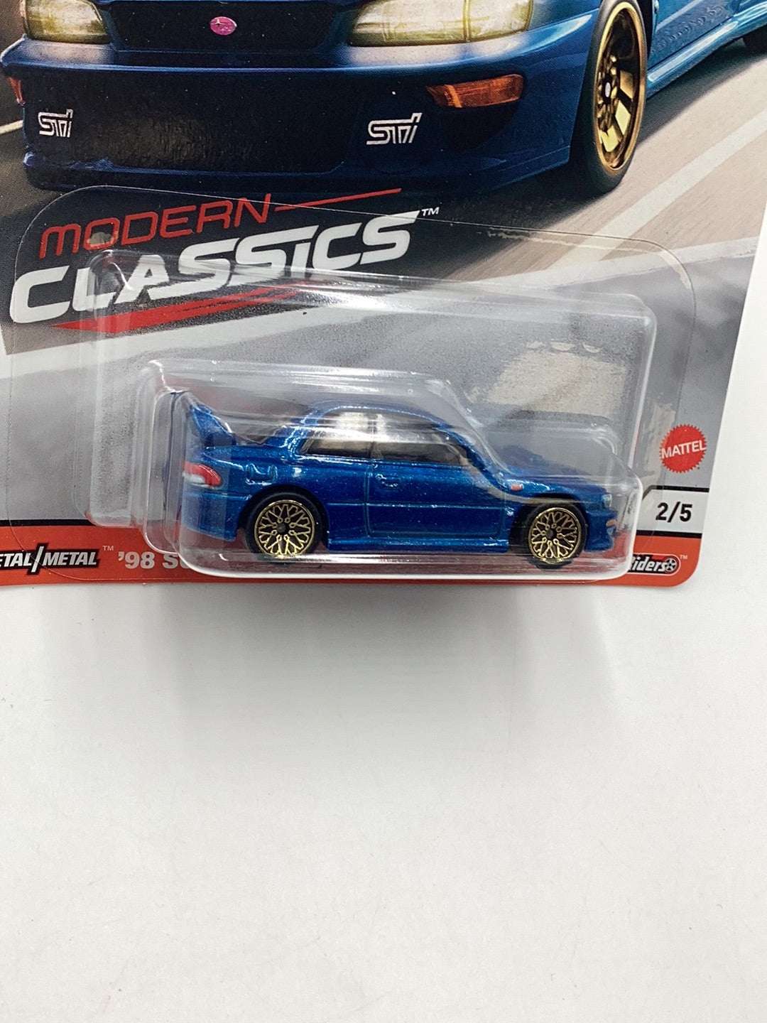 Hot wheels car culture modern classics 2/5 98 Subaru Impreza 22B Sti version