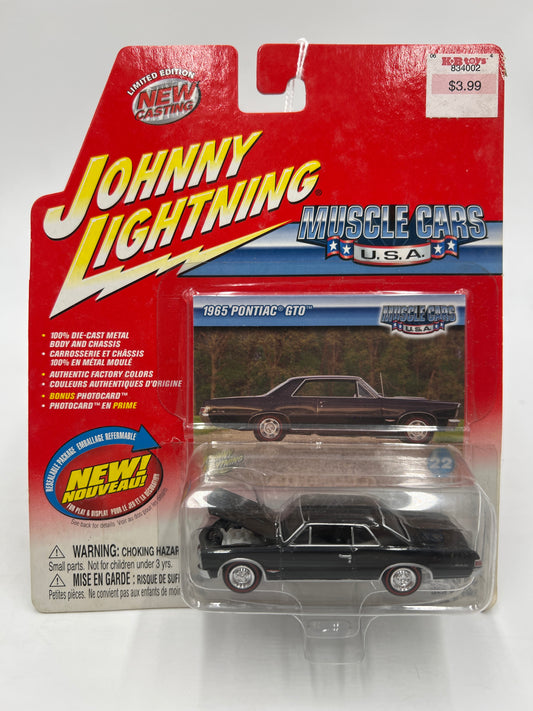 Johnny Lightning Muscle Cars USA #22 1965 Pontiac GTO Black