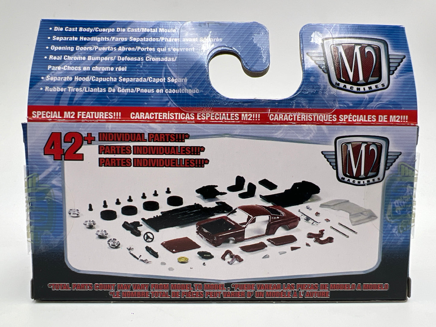 M2 Machines FL01 Fun Lines Exclusive 1/2400 1966 Ford Mustang Fastback 2+2 Black