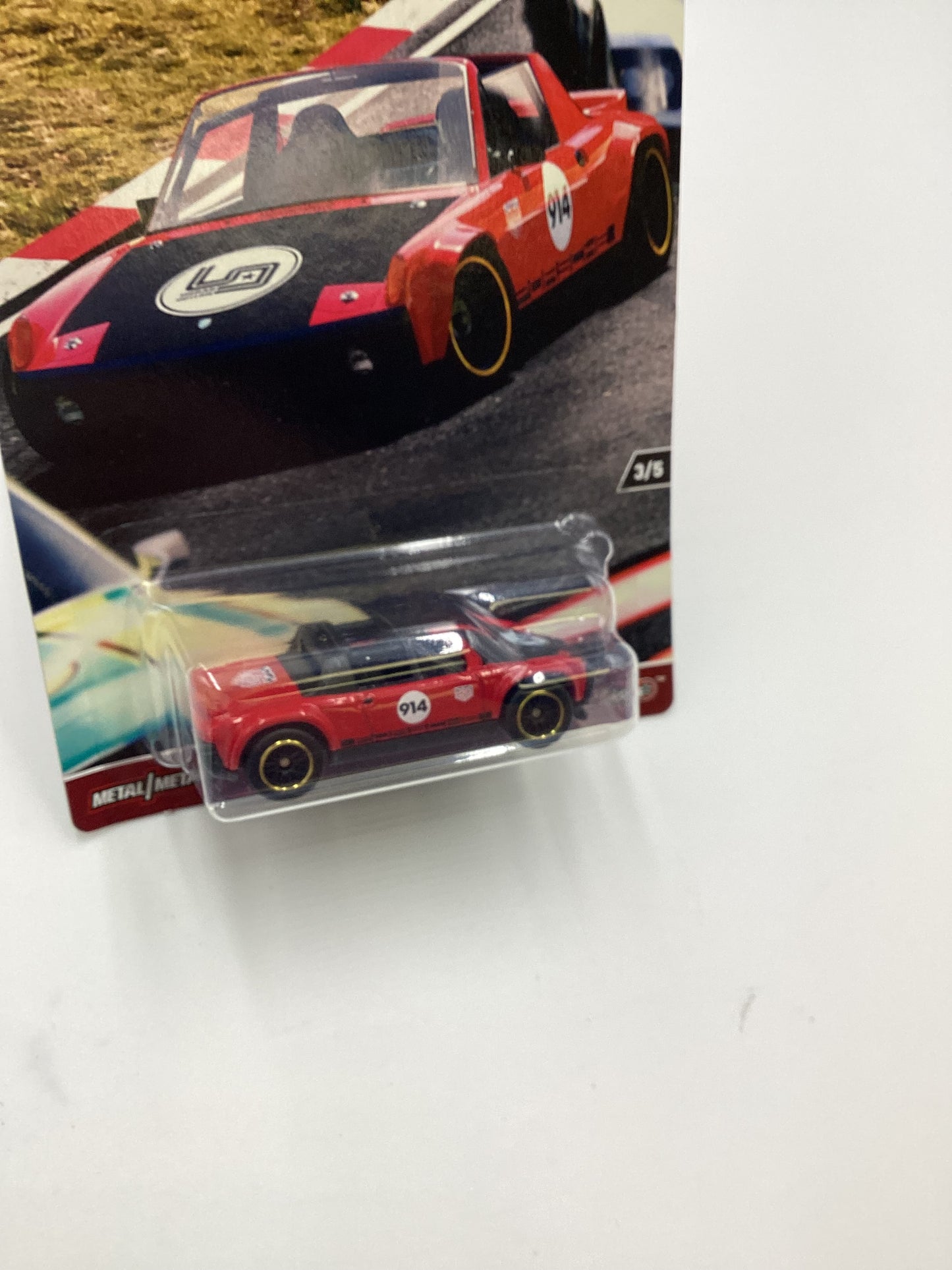 Hot wheels Race Day #3 Porsche 914-6 Red