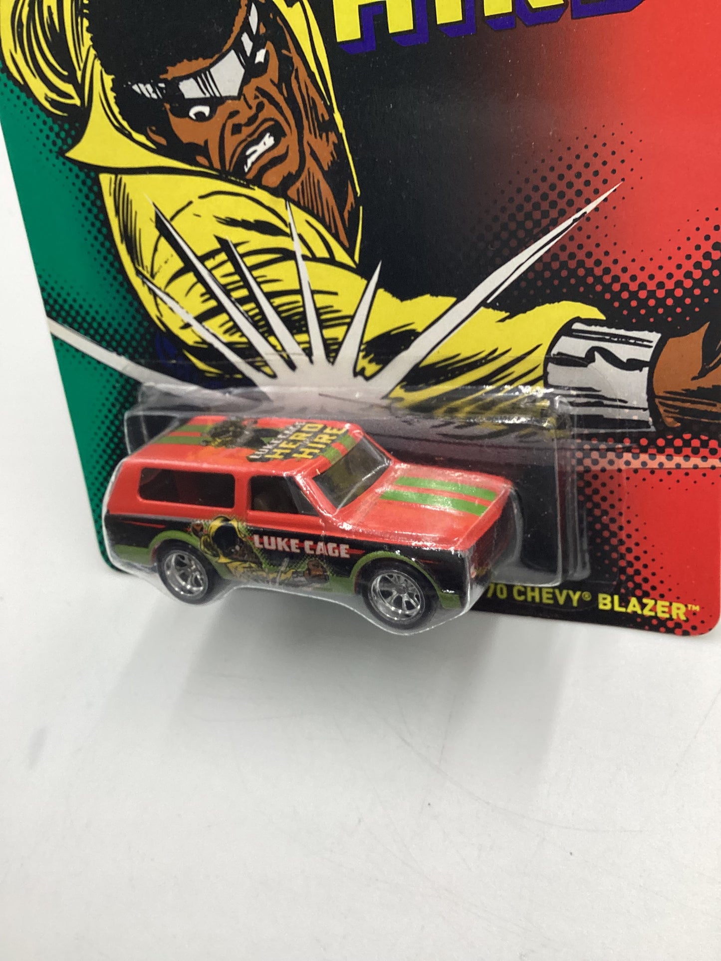 Hot wheels Pop Culture Marvel Luke Cage 70 Chevy Blazer 272A