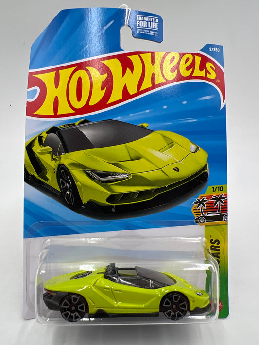 2026 Hot Wheels F Case #2 16 Lamborghini Centenario Roadster Light Green