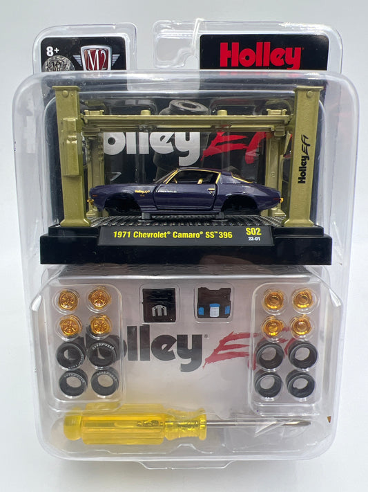 M2 Machines Model Kits S02 CHASE Holley EFI 1971 Chevrolet Camaro SS 396