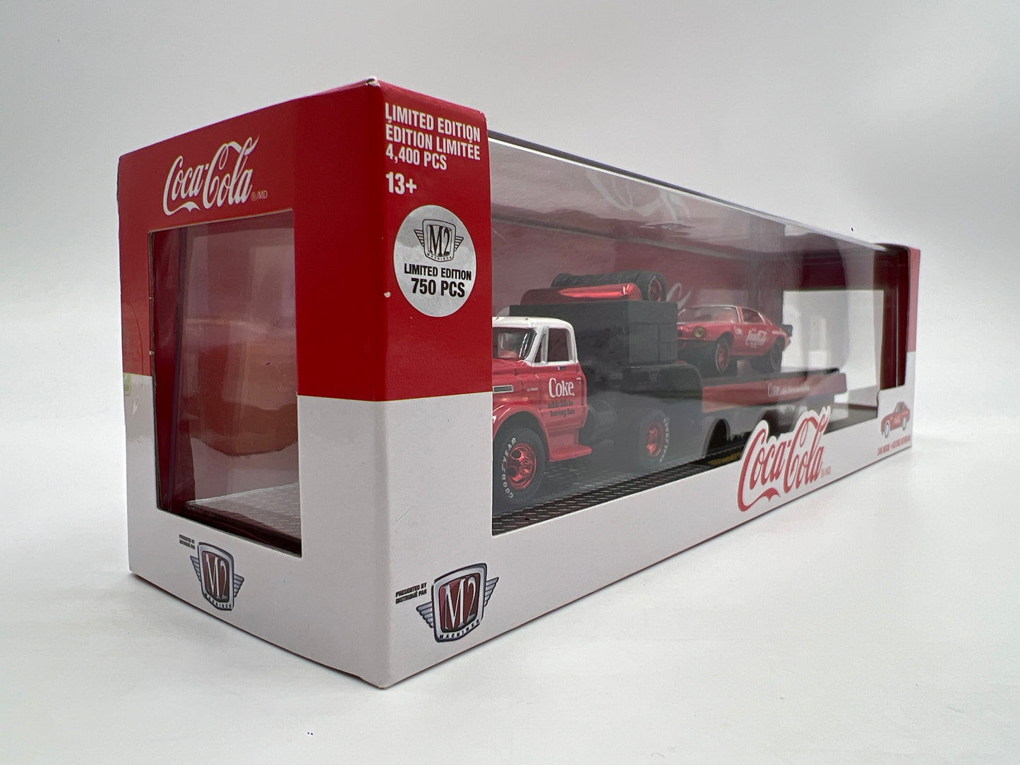 M2 Machines Auto Haulers CHASE Coca Cola 1970 Chevrolet C60 Truck & 1971 Chevrolet Camaro SS 396 RC02