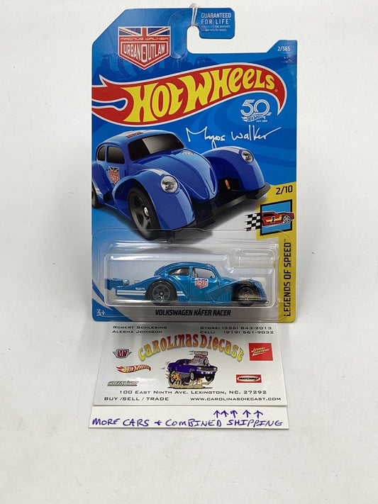 2018 Hot Wheels #2 Volkswagen Kafer Racer Blue 96B