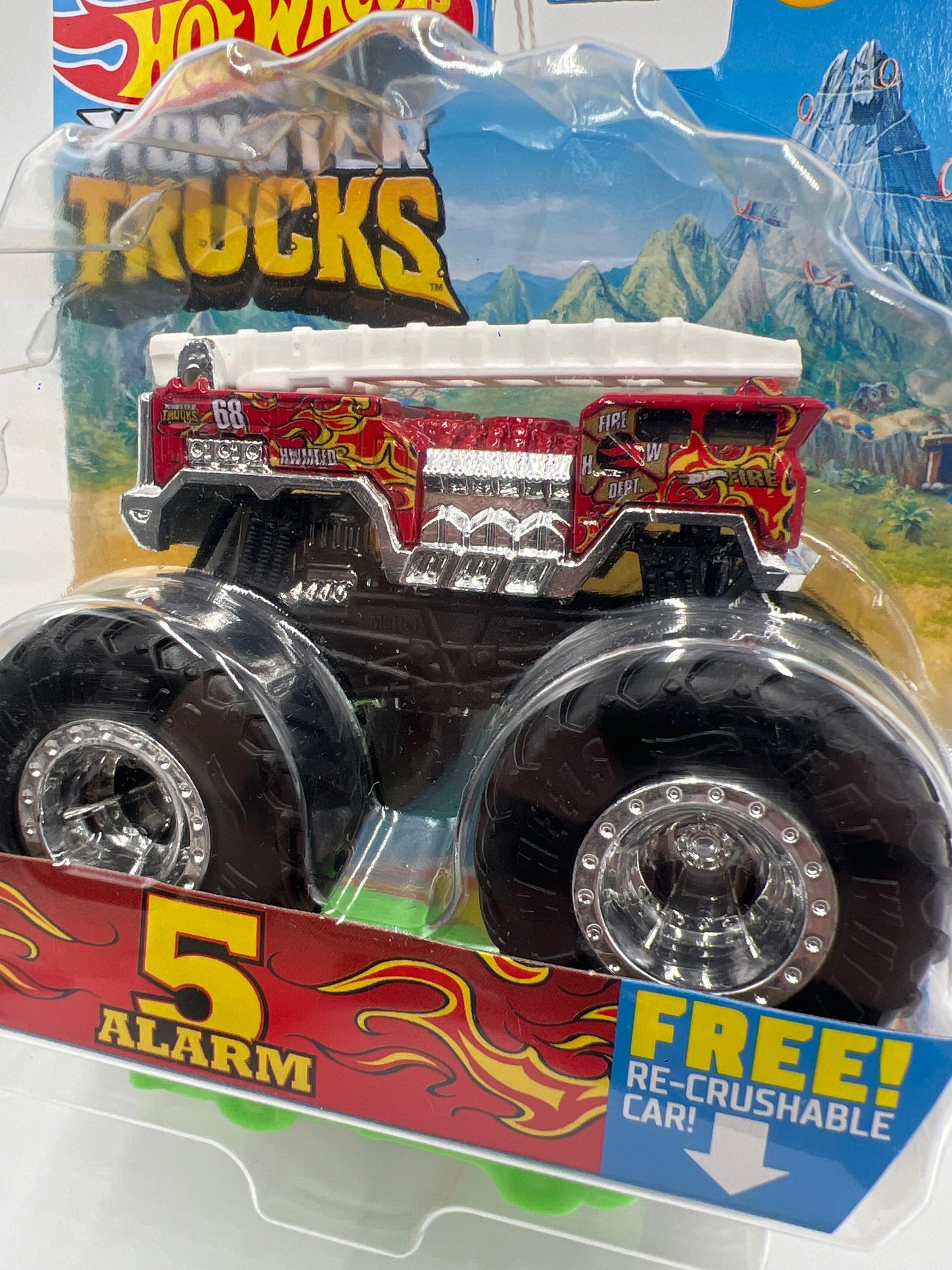 2021 Hot Wheels Monster Trucks HW MT Live #12 5 Alarm 134G