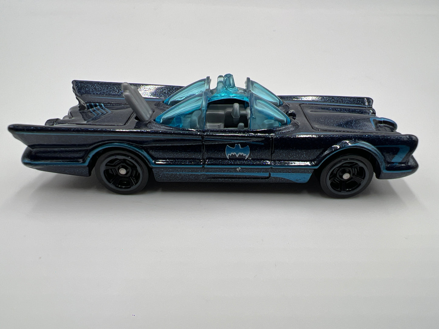 Hot Wheels 1/64 TV Series Batmobile Matte Dark Blue Loose