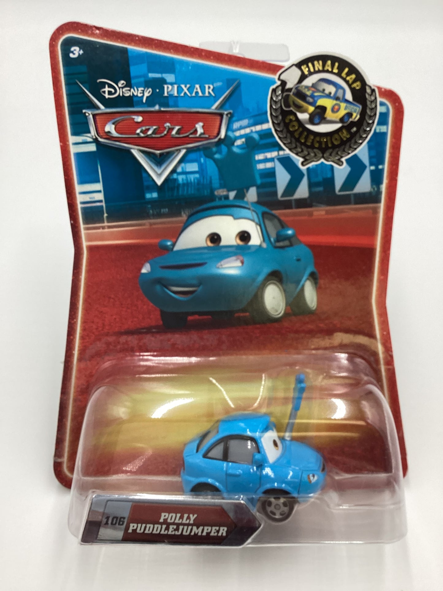 Disney Pixar Cars Final Lap Collection Polly Puddlejumper Blue #106 141A