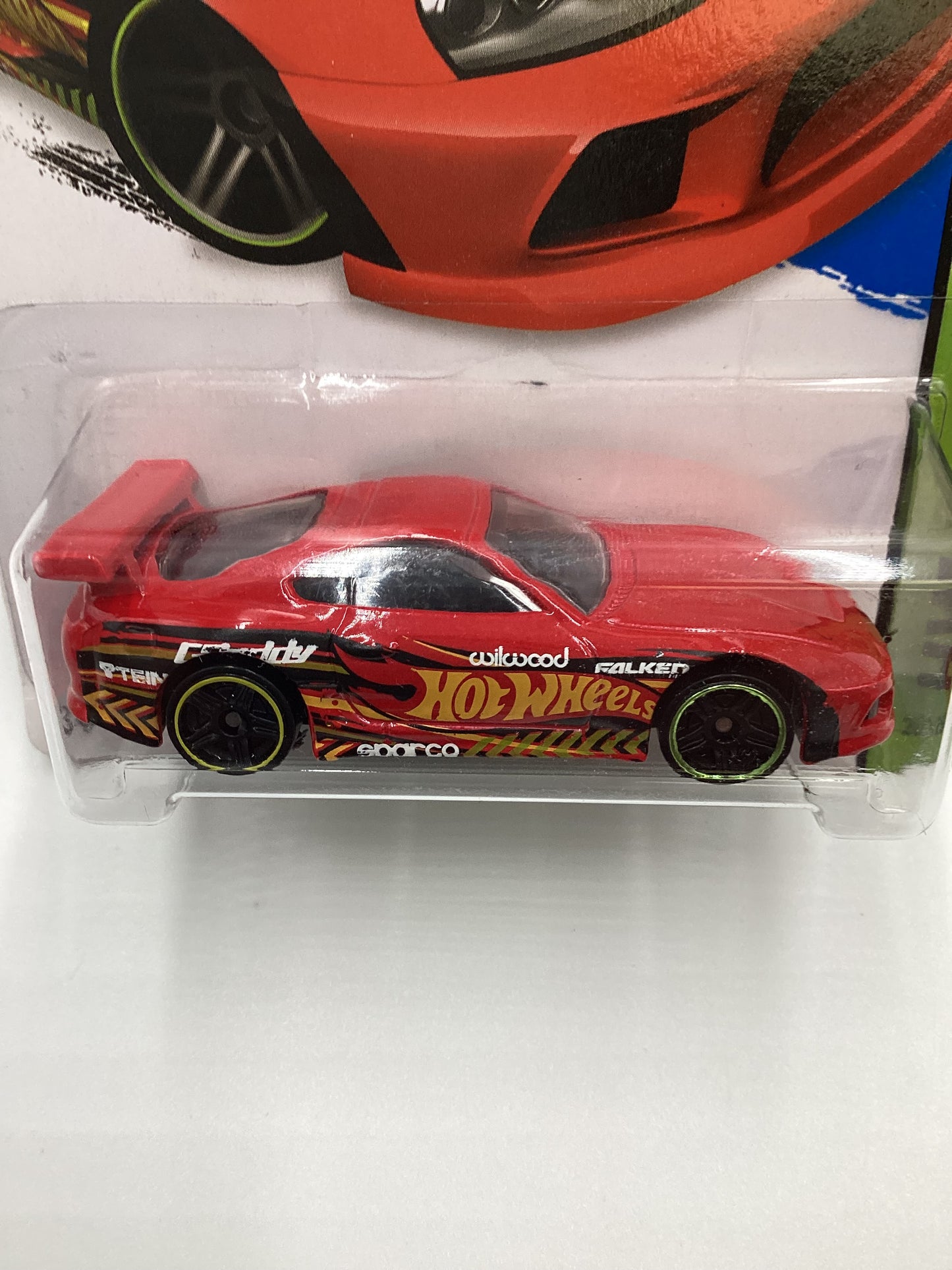 2015 Hot wheels #201 Red Toyota Supra