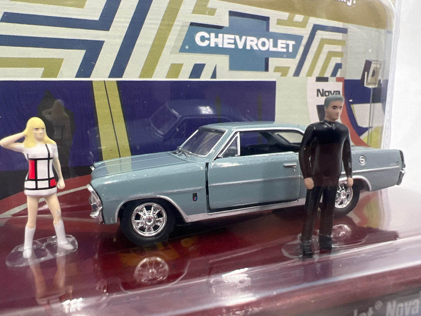 2025 M2 Machines Diorama 1967 Chevy Nova R13 196F